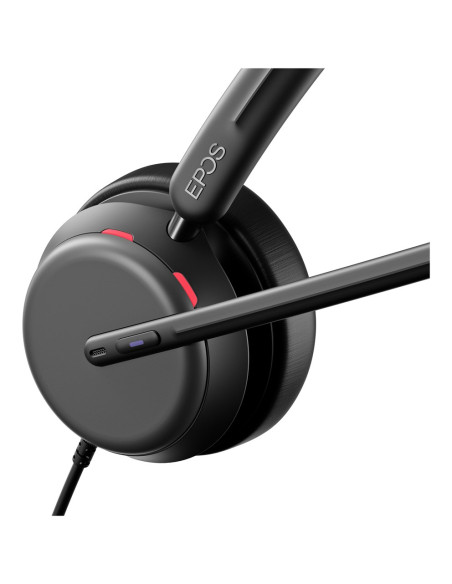 Epos Impact 860T Anc Zestaw Słuchawkowy Przewodowa Opaska Na Głowę Biuro/Centrum Telefoniczne Usb Type-C Czarny