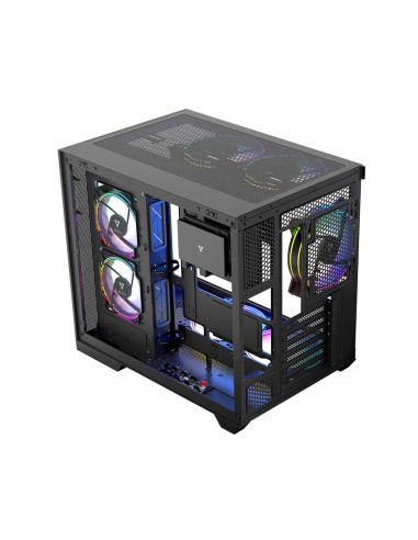 Modecom Obudowa Volcano Panorama Apex Argb 5F Midi Black