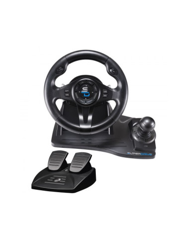 Subsonic Sa5596-Ng Kontroler Gier Czarny Usb Kierownica + Pedały Pc, Playstation 4, Xbox One, Xbox Series X