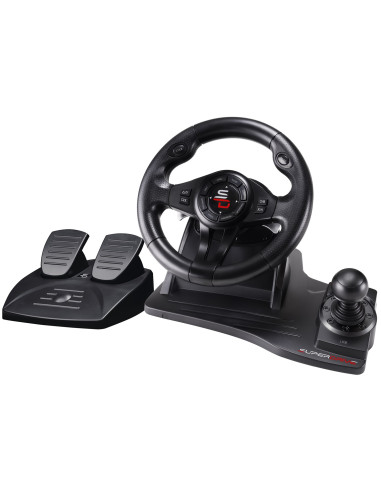 Subsonic Sa5596-Ng Kontroler Gier Czarny Usb Kierownica + Pedały Pc, Playstation 4, Xbox One, Xbox Series X