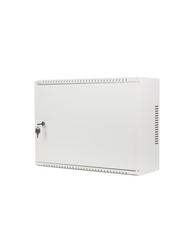 Szafa Instalacyjna Lanberg Rack Wisząca 19" 4U+3U 540X200 Niskoprofilowa Szara (Złożona)