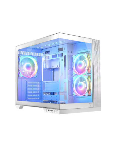 Modecom Obudowa Volcno Panorama Apex Argb 3F Midi White
