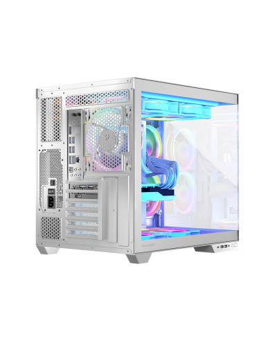Modecom Obudowa Volcno Panorama Apex Argb 3F Midi White