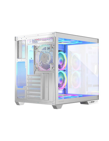 Modecom Obudowa Volcno Panorama Apex Argb 3F Midi White