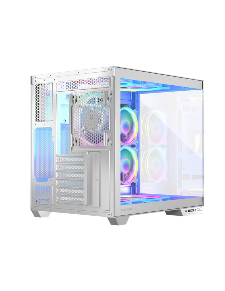 Modecom Obudowa Volcno Panorama Apex Argb 3F Midi White