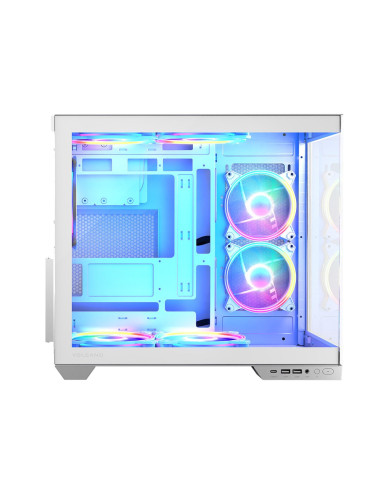 Modecom Obudowa Volcno Panorama Apex Argb 3F Midi White