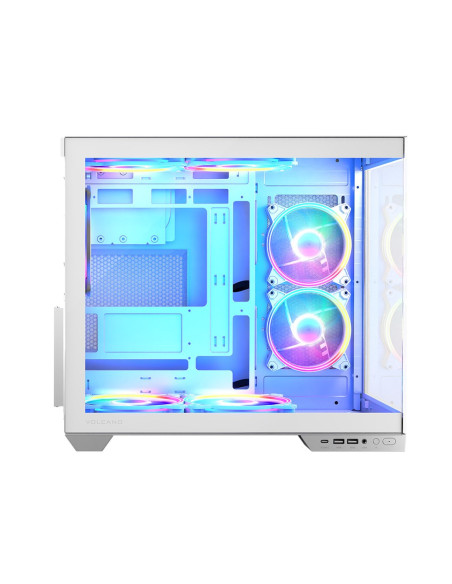 Modecom Obudowa Volcno Panorama Apex Argb 3F Midi White