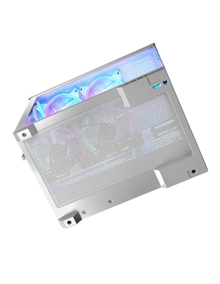 Modecom Obudowa Volcno Panorama Apex Argb 3F Midi White