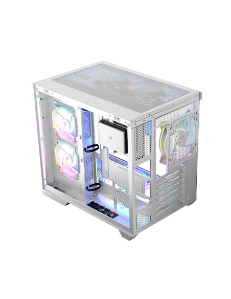Modecom Obudowa Volcno Panorama Apex Argb 3F Midi White