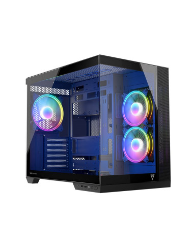 Modecom Obudowa Volcano Panorama Apex Argb 3F Midi Black