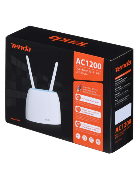Tenda 4G09 Dwupasmowy Router Wifi 3G 4G+ Lte Ac1200