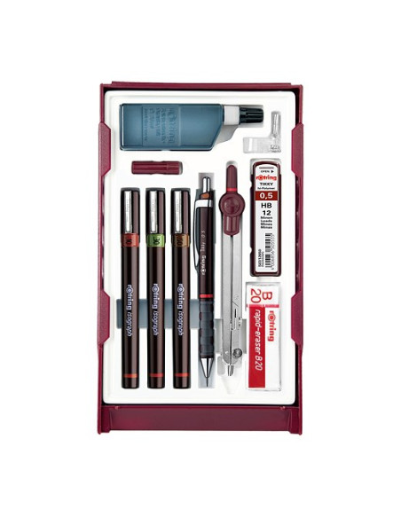 Zestaw Isografów Rotring Master Set 0,1 0,3 0,5