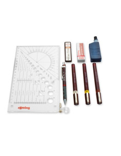 Zestaw Kreślarski Rotring Isograph College Set - 3 Szt. 0,25 / 0,35 / 0,5 2