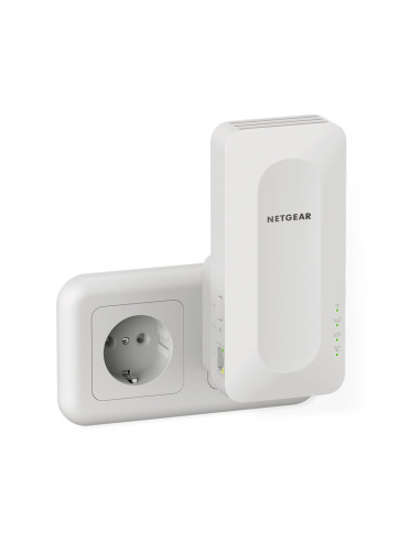 Wzmacniacz Sieciowy Netgear Ax1800 4-Stream Wifi 6 Mesh Extender Biały 10, 100, 1000 Mbit/S