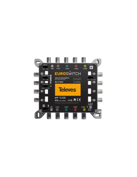Euroswitch Televes 5X5X8 Ref. 719503
