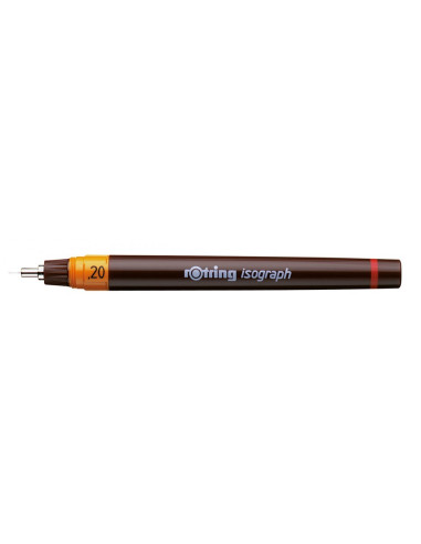 Rotring Isograph 0.2/0.3/0.5 Długopis Żelowy Czarny 4 Szt.
