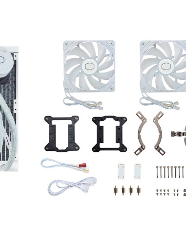 Cooler Master Chłodzenie Wodne Cpu Masterliquid 240L Core Argb Białe Mlw-D24M-A18Pz-Rw