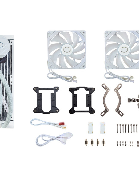 Cooler Master Chłodzenie Wodne Cpu Masterliquid 240L Core Argb Białe Mlw-D24M-A18Pz-Rw