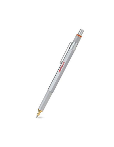 Długopis Rotring 800 Sidabrine, M-Juodas