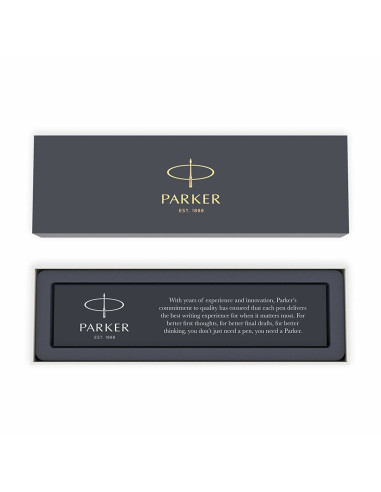 Parker 2093215 Zestaw Piór Czarny, Srebrny 2 Szt.