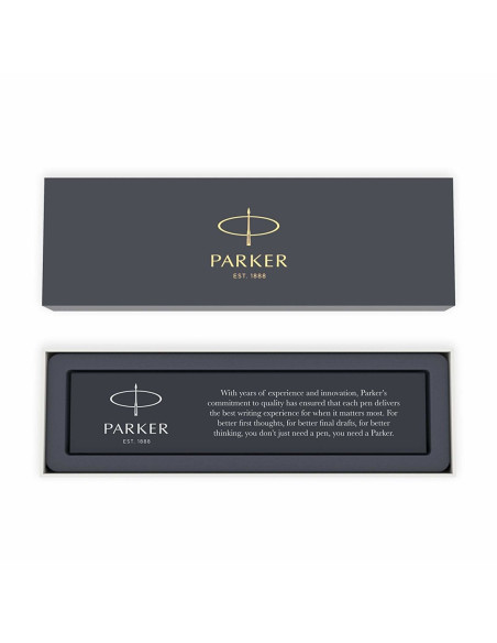 Parker 2093215 Zestaw Piór Czarny, Srebrny 2 Szt.