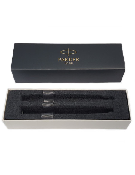Parker 2093215 Zestaw Piór Czarny, Srebrny 2 Szt.