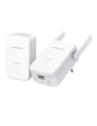 Mercusys Av1000 Gigabit Powerline Wi-Fi Kit Mp510 Kit 1000 Mbit/S Ethernet Lan (Rj-45) Ports 1 802.11N