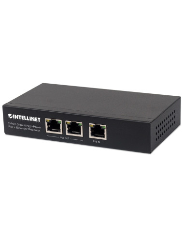 Intellinet Extender Poe+ 2-Portowy Gigabit 802.3At