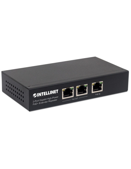 Intellinet Extender Poe+ 2-Portowy Gigabit 802.3At