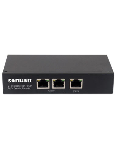 Intellinet Extender Poe+ 2-Portowy Gigabit 802.3At