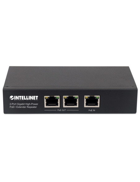 Intellinet Extender Poe+ 2-Portowy Gigabit 802.3At