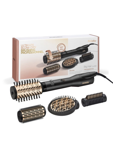 Suszarko-Lokówka Z Jonizacją Do Włosów Babyliss As970E (650W  Kolor Czarno-Złoty)
