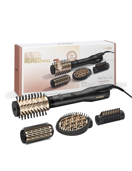 Suszarko-Lokówka Z Jonizacją Do Włosów Babyliss As970E (650W  Kolor Czarno-Złoty)