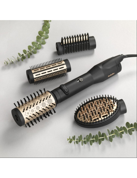 Suszarko-Lokówka Z Jonizacją Do Włosów Babyliss As970E (650W  Kolor Czarno-Złoty)