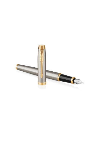 Pióro Wieczne Parker Im Brushed Metal Gt (M)