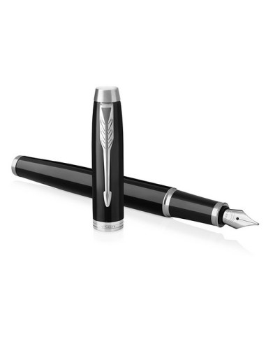 Parker Im Wieczne Pióro System Napełniania Nabojem Czarny, Chrom 1 Szt.
