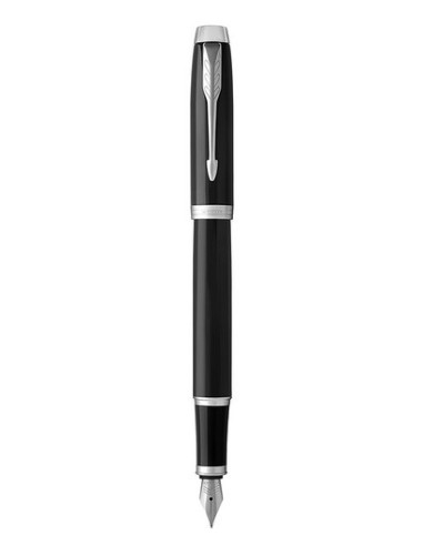 Parker Im Wieczne Pióro System Napełniania Nabojem Czarny, Chrom 1 Szt.