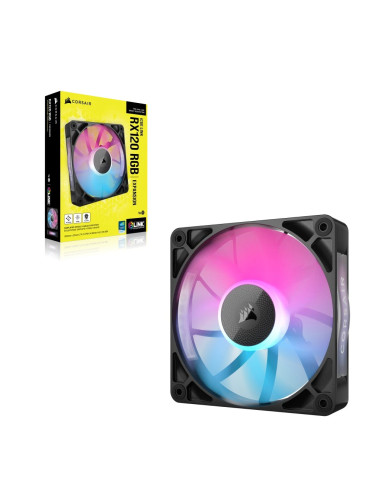 Corsair Icue Link Rx120 Rgb Wentylator 12Cm Do Obudowy Czarny