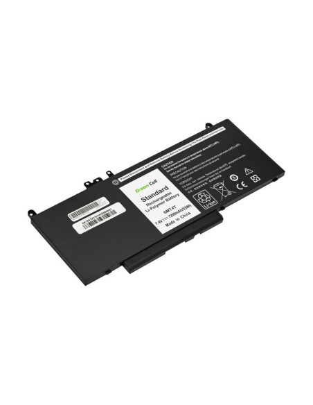 Green Cell Bateria De162 6Mt4T 07V69Y Do Dell Latitude E5270 E5470 E5570 7200Mah 7.4V
