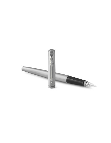 Parker 2093258 Zestaw Piór Czarny, Srebrny 2 Szt.