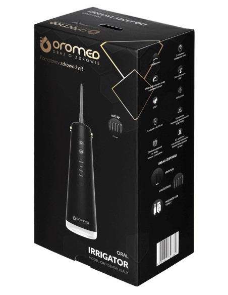 Inteligentny Irygator Oro-Dental Black Oromed