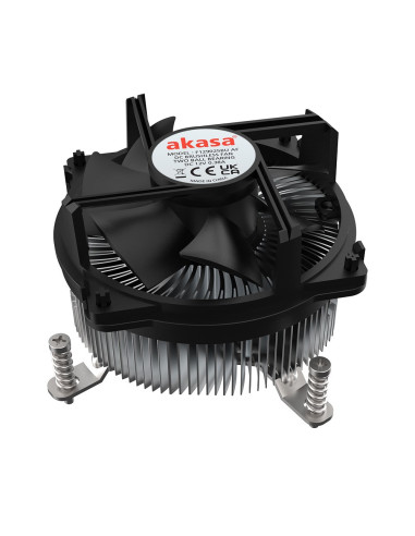 Akasa Intel Lga1700 Procesor Chłodnica Hybrydowa 9 Cm Aluminium, Czarny 1 Szt.