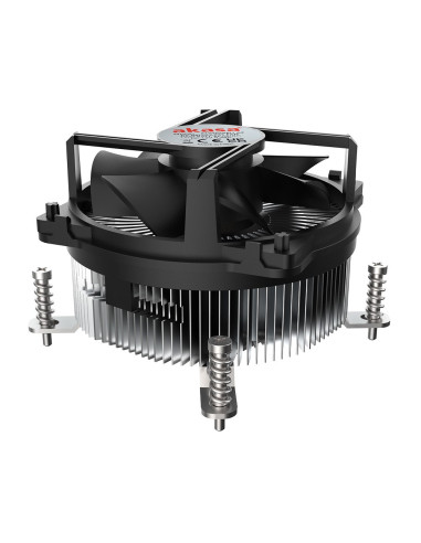 Akasa Intel Lga1700 Procesor Chłodnica Hybrydowa 9 Cm Aluminium, Czarny 1 Szt.