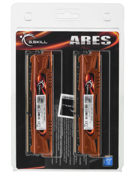 G.skill Ares Ddr3 2X8Gb 1600Mhz Cl10 Xmp Low Profile F3-1600C10D-16Gao
