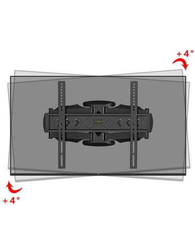 Gembird Wm-58St-01 Regulowany Uchwyt Ścienny Do Telewizora (Obrót I Pochylenie), 32" - 58" (36 Kg)