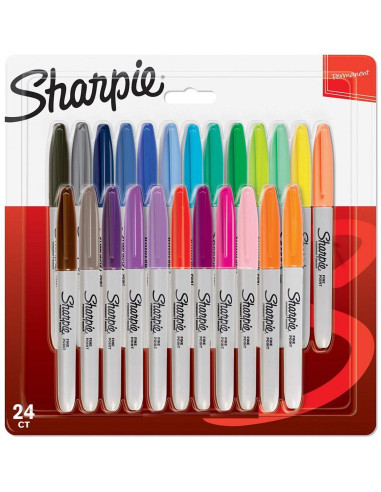 Sharpie 2065405 Marker 24 Szt. Cienka /Kulowa Końcówka Wielobarwny