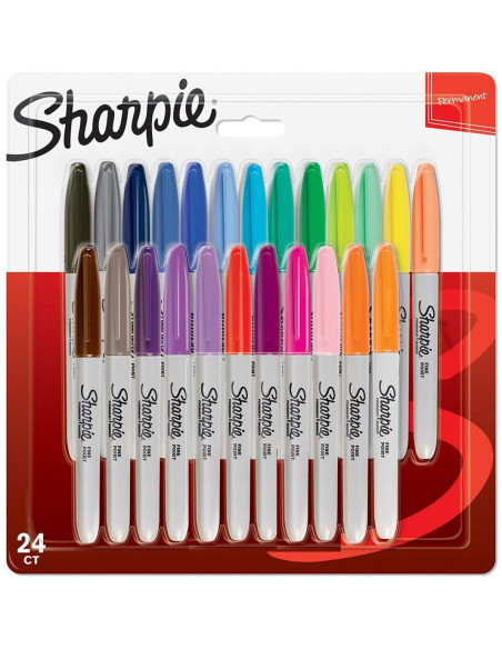 Sharpie 2065405 Marker 24 Szt. Cienka /Kulowa Końcówka Wielobarwny