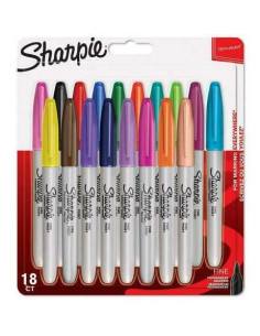 Sharpie Fine Marker 18 Szt. Końcówka Cienka Wielobarwny