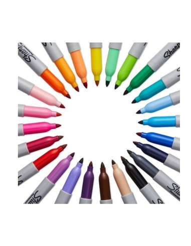 Sharpie Fine Marker 18 Szt. Końcówka Cienka Wielobarwny