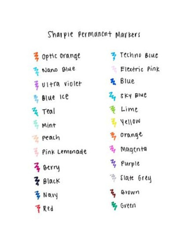 Sharpie Fine Marker 18 Szt. Końcówka Cienka Wielobarwny